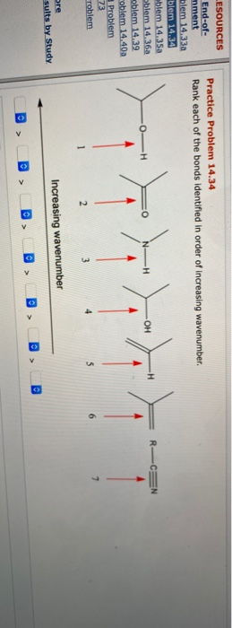 Solved Practice Problem 14.34 Rank each of the bonds | Chegg.com