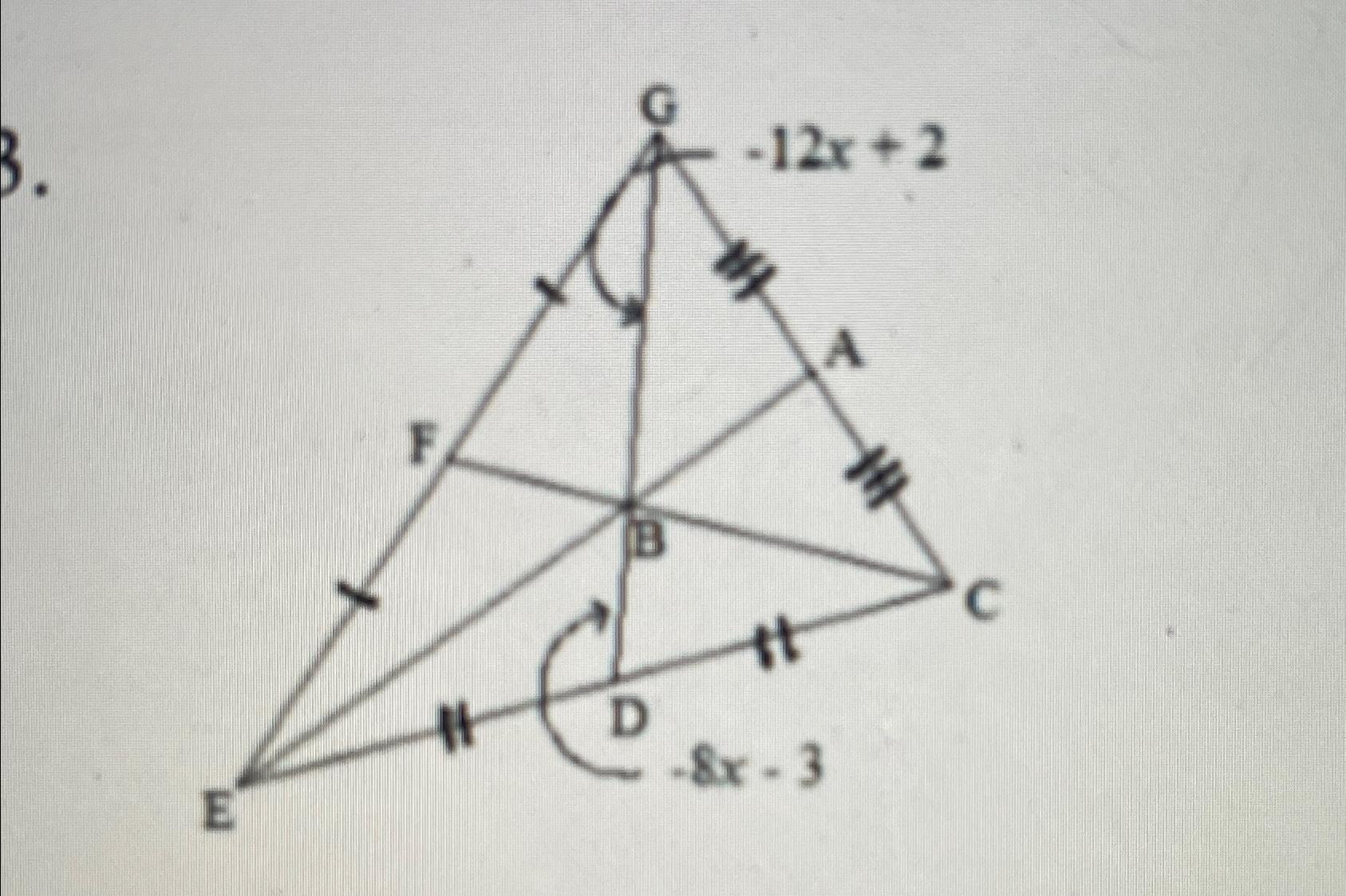 Solved Find X for and please show work | Chegg.com