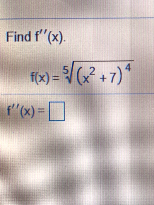 Find T Math Solved Find t''(x). | Chegg.com