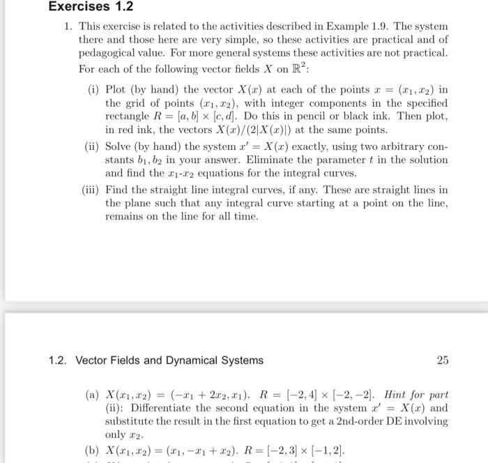 Solved 1. This exercise is related to the activities | Chegg.com
