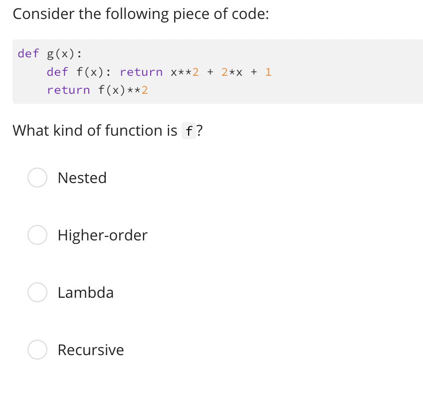 Solved What kind of function is | Chegg.com