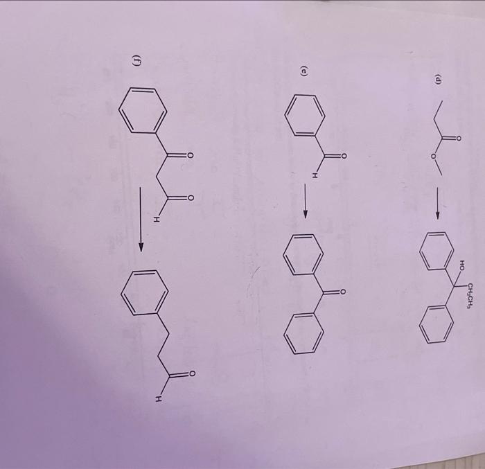 Solved Propose A Synthesis For Each Of The Following | Chegg.com