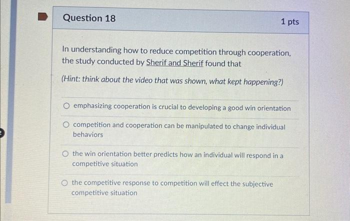 Solved In understanding how to reduce competition through | Chegg.com