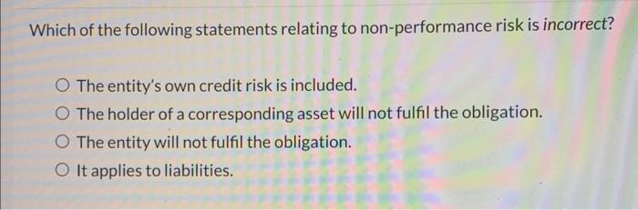 Solved Which of the following statements relating to | Chegg.com