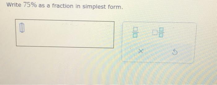 0.75 yards as a fraction in simplest form