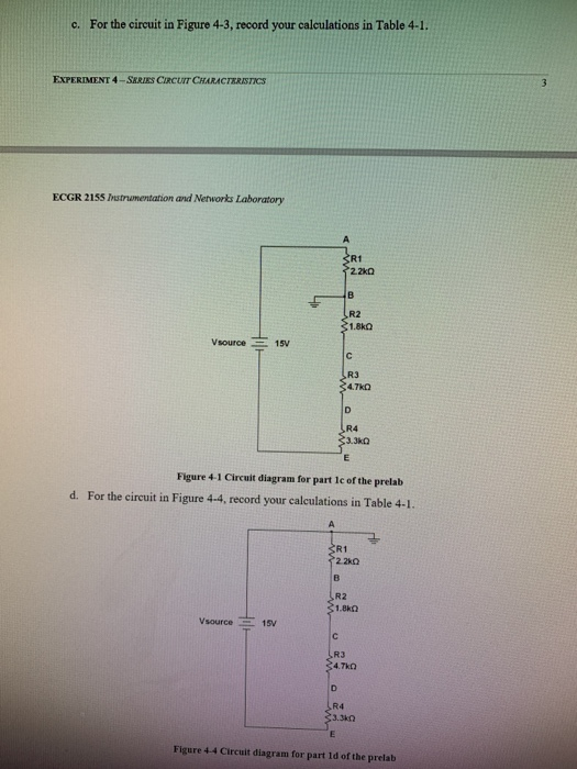 Solved PRELAB 1. Use the voltage divider rule (VDR) | Chegg.com