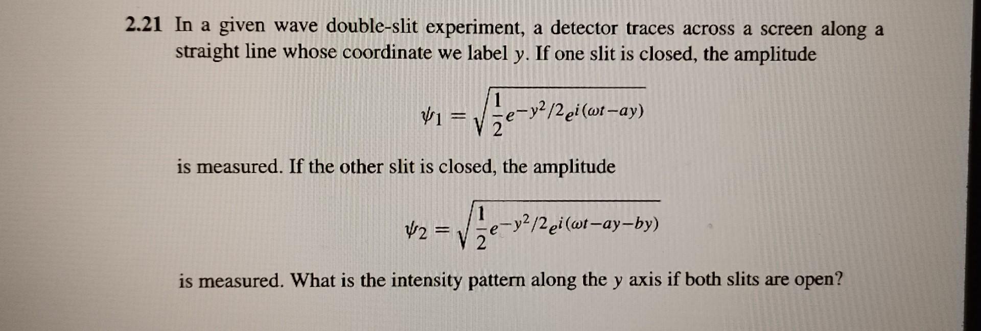 double slit experiment report