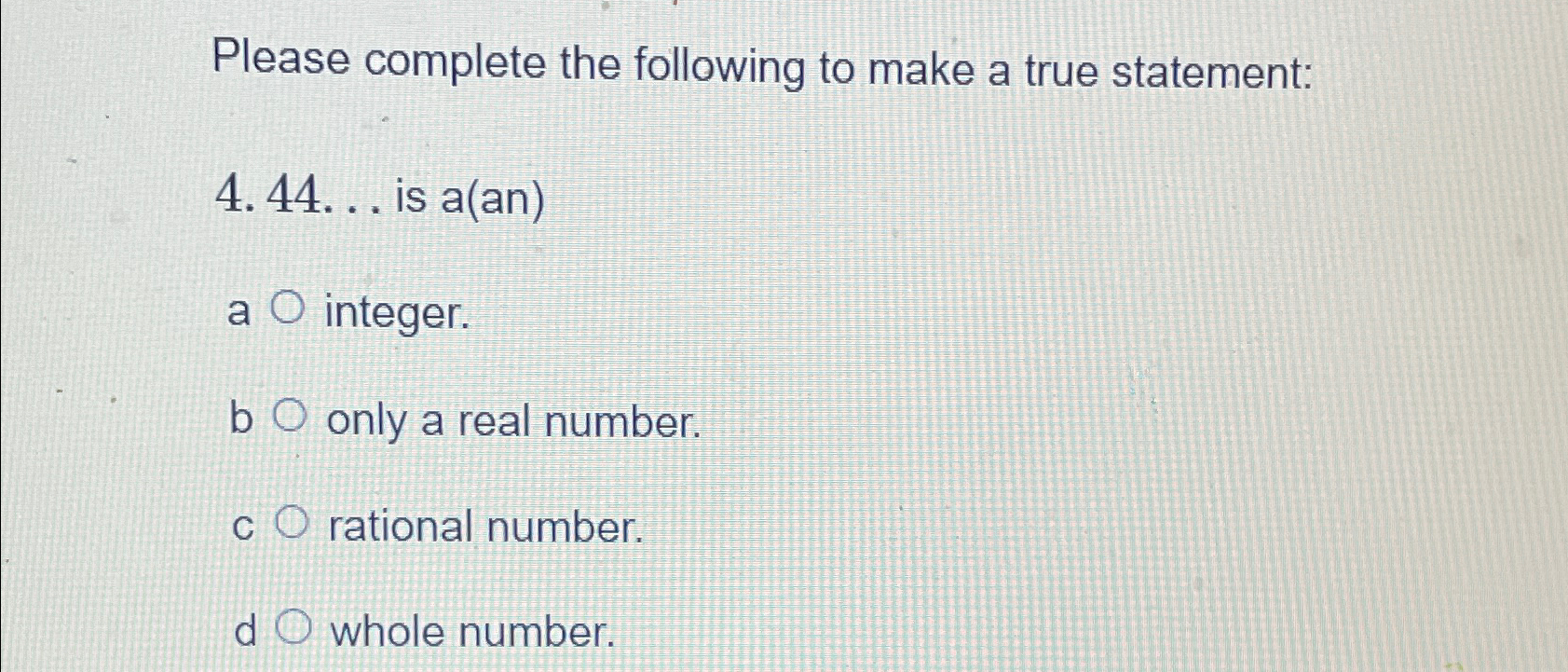Solved Please complete the following to make a true | Chegg.com