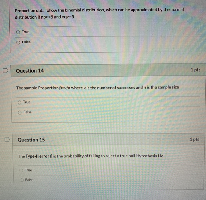 Solved Proportion data follow the binomial distribution, | Chegg.com