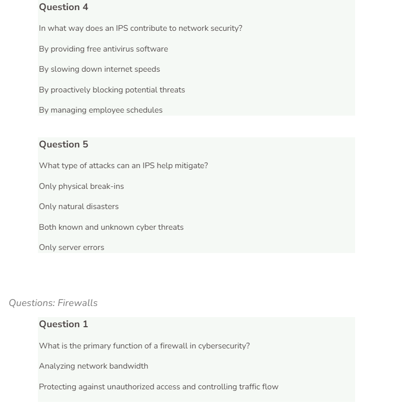 Solved Question 4In what way does an IPS contribute to | Chegg.com