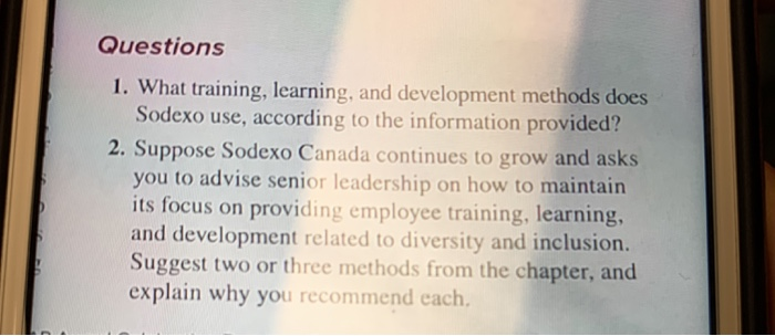 Solved Questions 1 What Training Learning And Development Chegg Solved Questions 1 What Training Learning And Development Chegg
