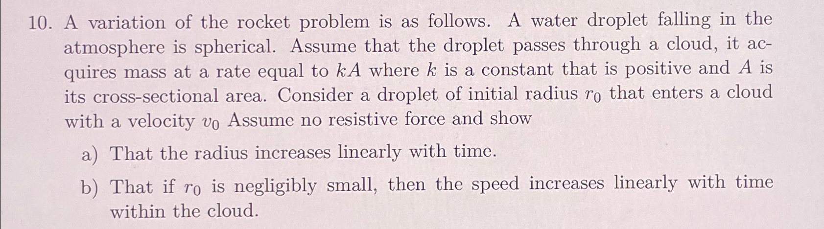A variation of the rocket problem is as follows. A | Chegg.com