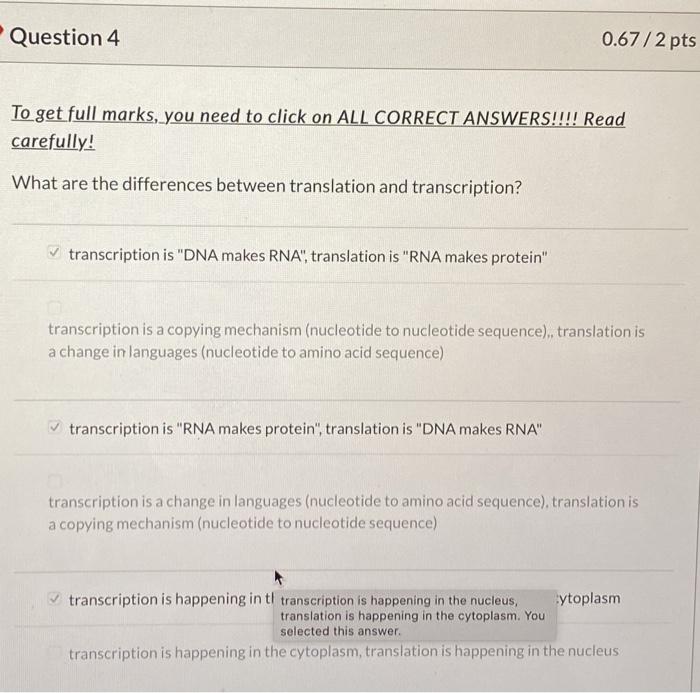 Solved Question 4 0.67 /2 pts To get full marks, you need to | Chegg.com