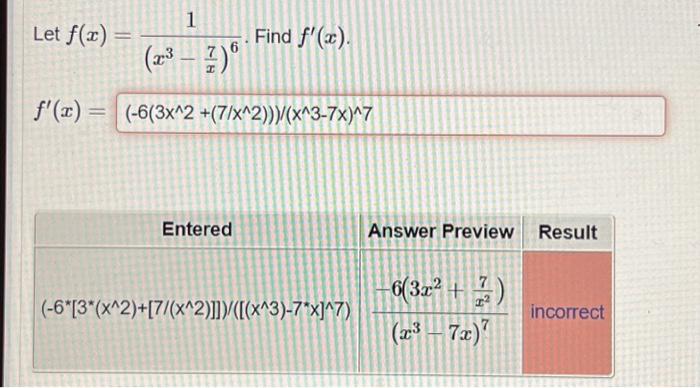 30 − 2 x 3 )= 7x 6