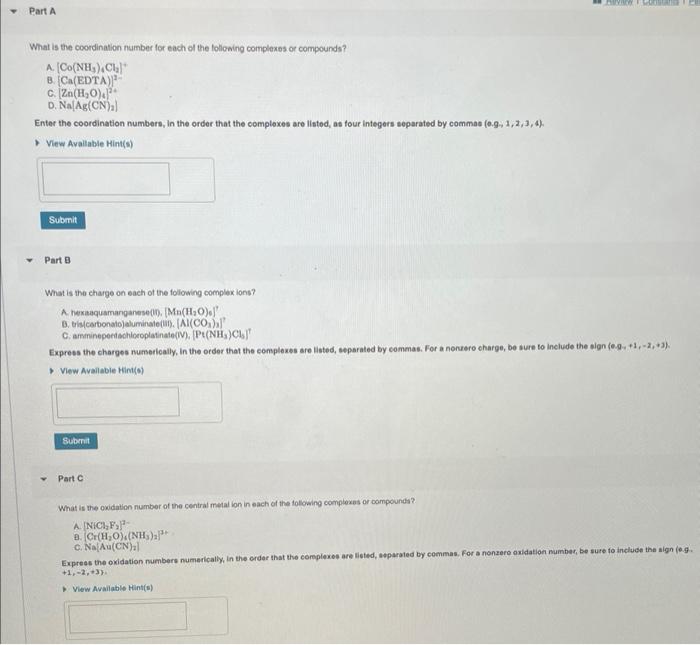 Solved This question has 3 partsshow the answers in the way | Chegg.com
