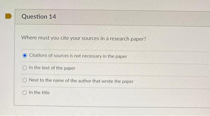 When to cite in deals a research paper