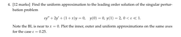 Solved 4. [12 marks] Find the uniform approximation to the | Chegg.com