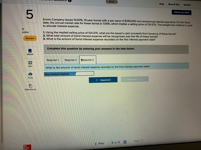 Solved Seved Help Save & Exit Submit Check my work 5 5 | Chegg.com