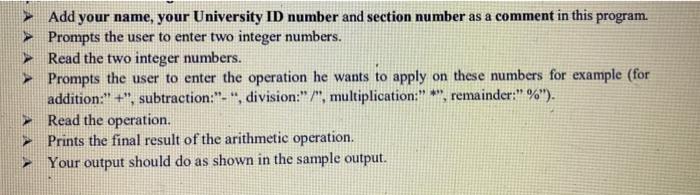 Solved Add your name, your University ID number and section | Chegg.com