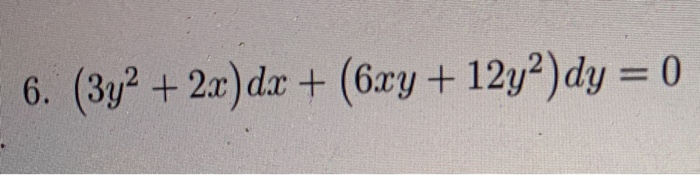 Solved 5. dy dar +y = xy2 Solve the given differential | Chegg.com