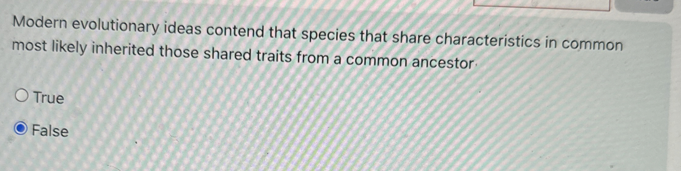 Modern evolutionary ideas contend that species that | Chegg.com