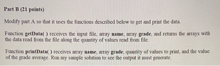 Solved Part A (79 points) Algorithm solution (in | Chegg.com