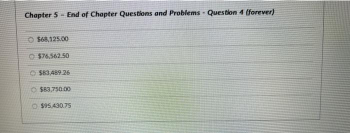Solved Chapter 5 - End of Chapter Questions and Problems - | Chegg.com