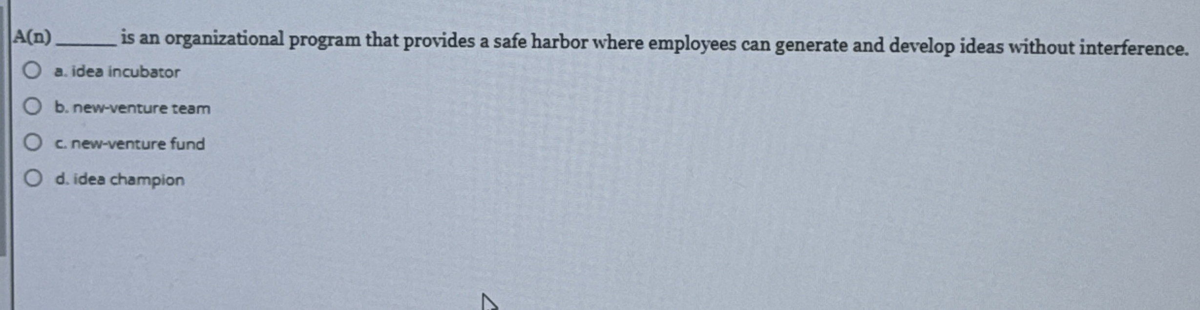 Solved A(n)is an organizational program that provides a safe