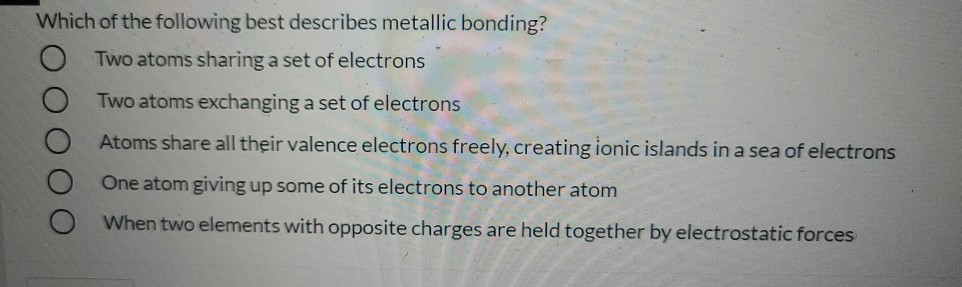 solved-what-type-of-bonding-would-you-expect-to-find-between-chegg