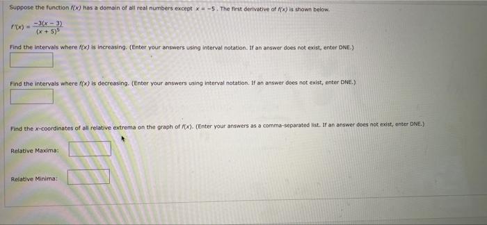 Solved Suppose the function (x) has a domain of all real | Chegg.com