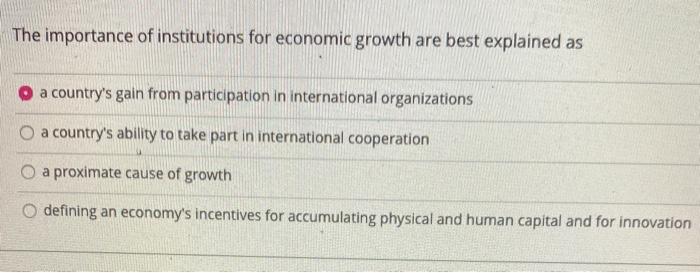 Solved We measure standards of living using GDP per capita. | Chegg.com