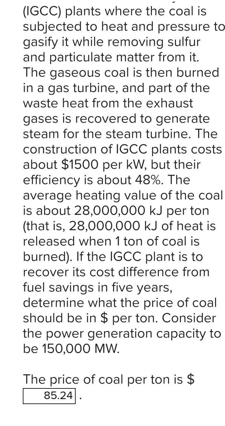 Solved A country needs to build new power plants to meet the | Chegg.com