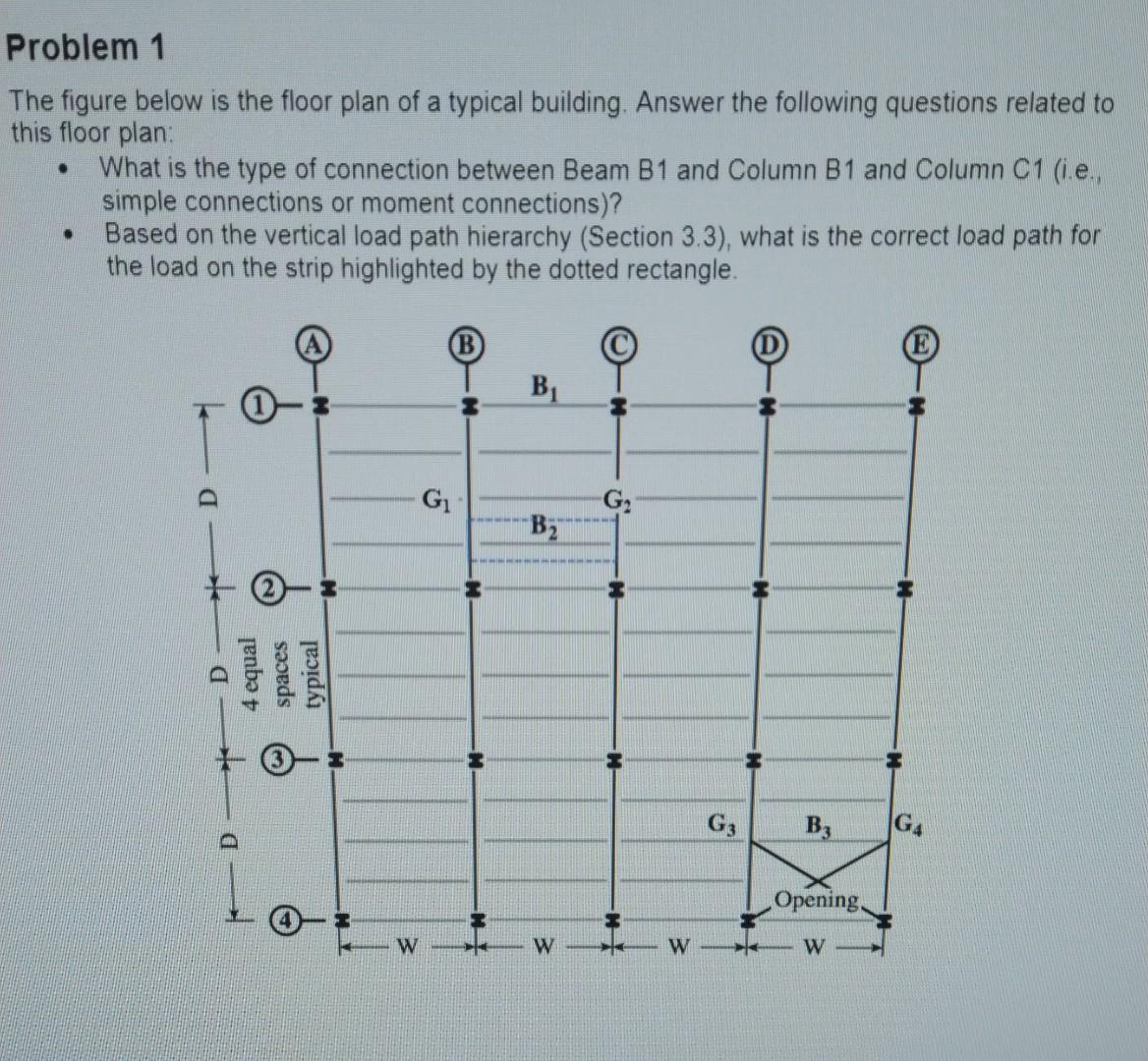 Solved The figure below is the floor plan of a typical | Chegg.com