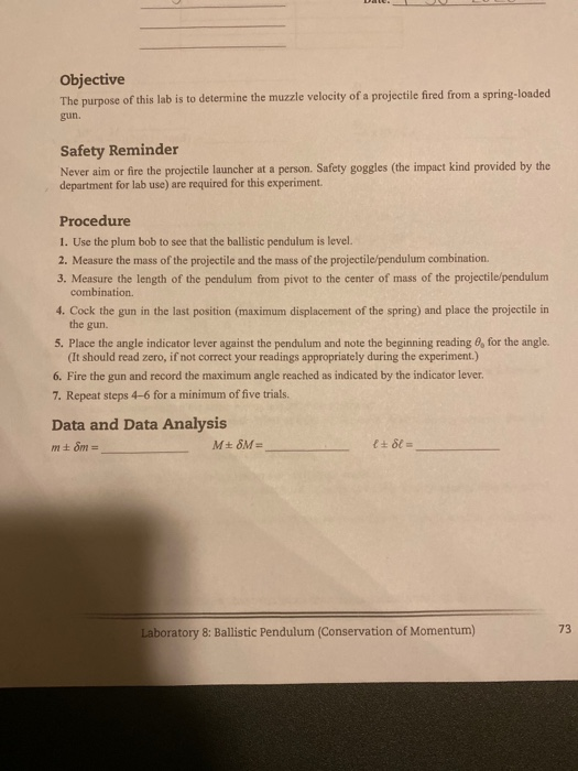 Objective The purpose of this lab is to determine the | Chegg.com