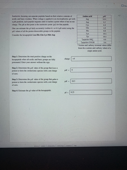 Solved biochemistrynot sure how to perform all the steps to | Chegg.com