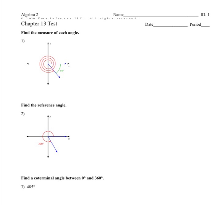 Solved Name All Rights Reserved Id 1 Date Period Algebra Chegg Com