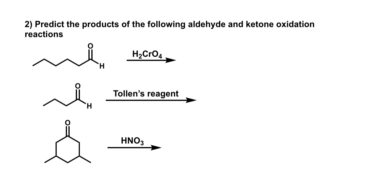 Solved Predict the products of the following aldehyde and | Chegg.com
