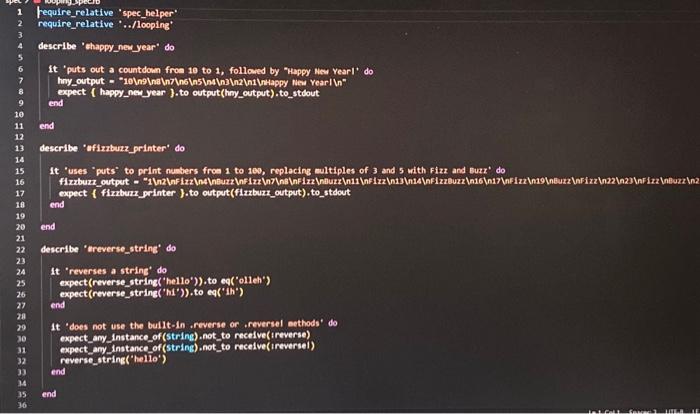 I am using Ruby These are my | Chegg.com