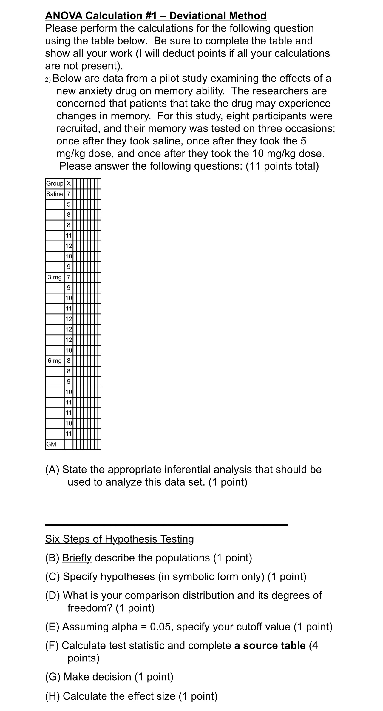 Solved please provide hand calculations and help me fill in | Chegg.com