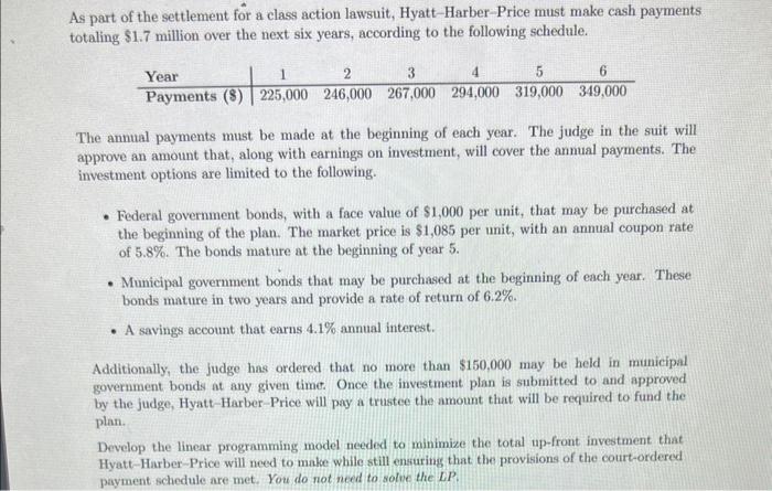 solved-as-part-of-the-settlement-for-a-class-action-lawsuit-chegg