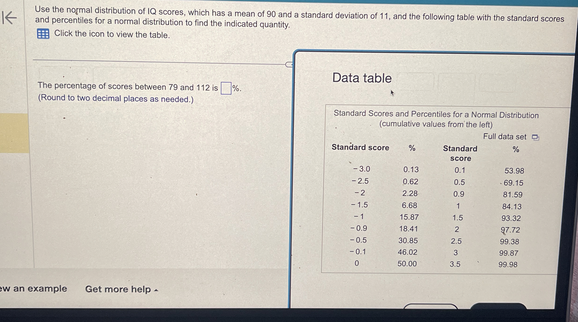 Use the normal distribution of IQ scores, which has a | Chegg.com