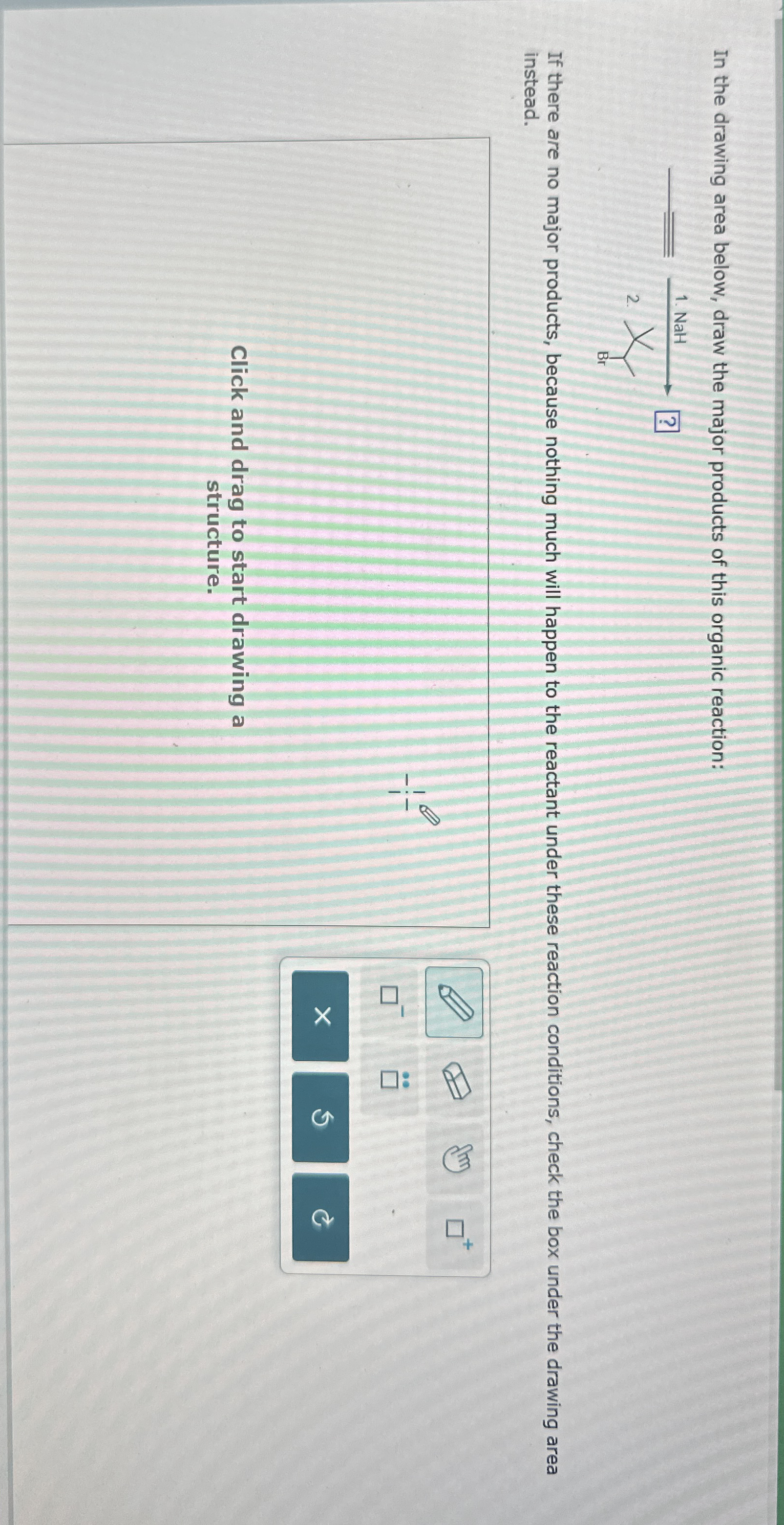 Solved In the drawing area below, draw the major products of | Chegg.com