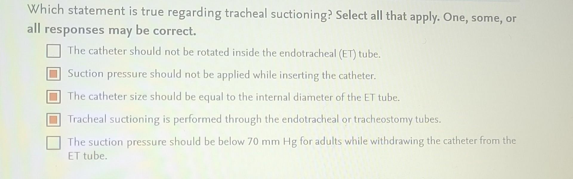 Which statement is true regarding tracheal | Chegg.com