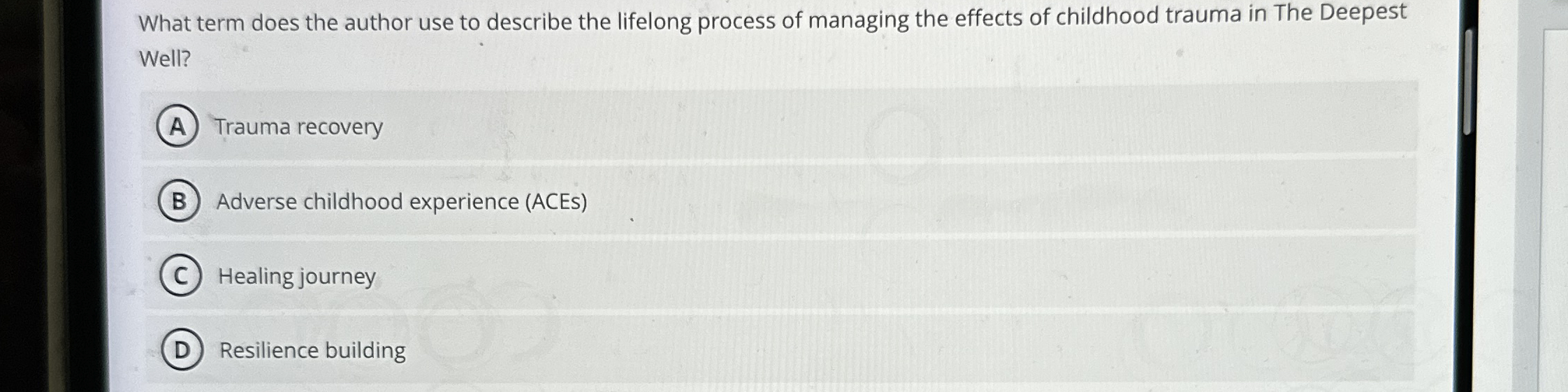 Solved What term does the author use to describe the | Chegg.com