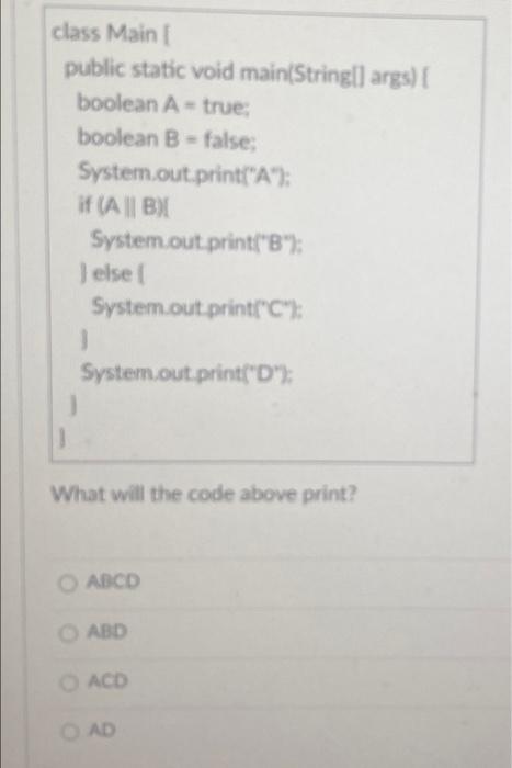 Solved Which symbol is the logical operator NOT? && III | Chegg.com