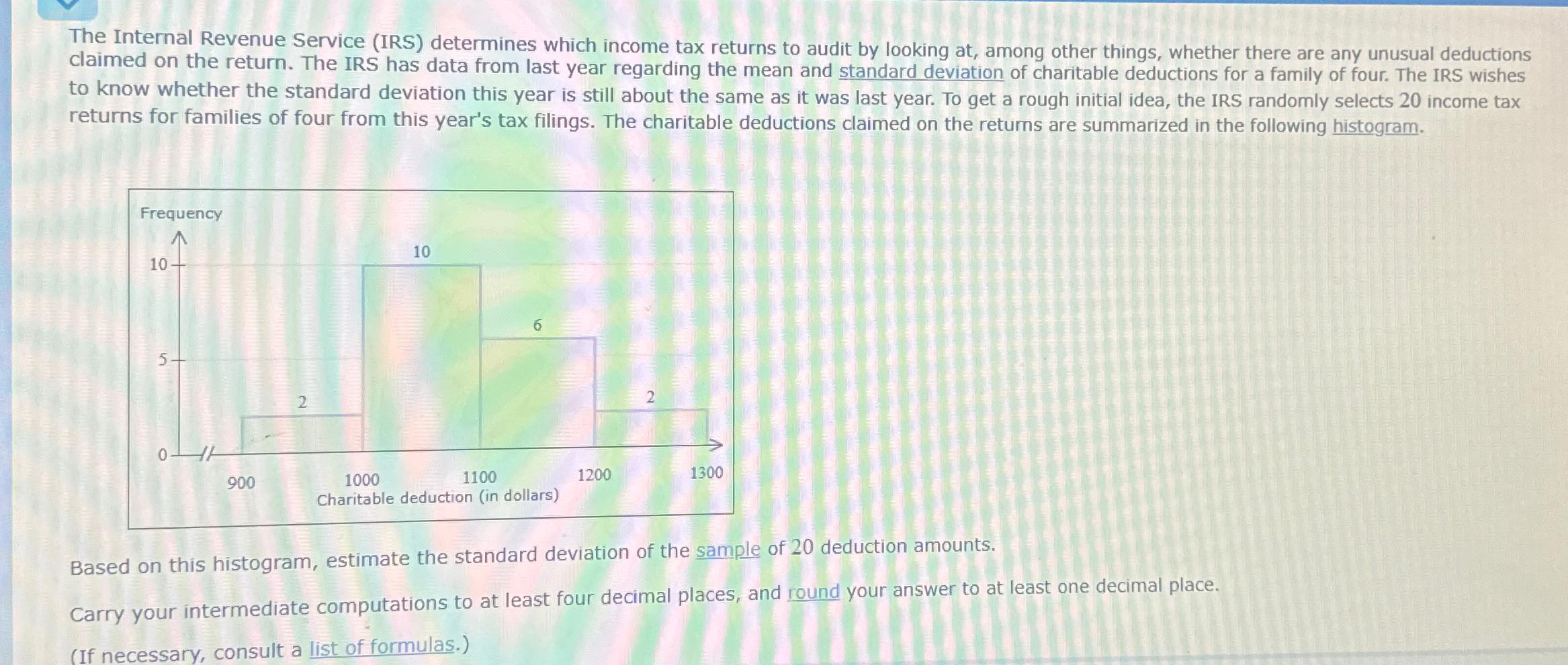 Solved The Internal Revenue Service (IRS) ﻿determines which | Chegg.com