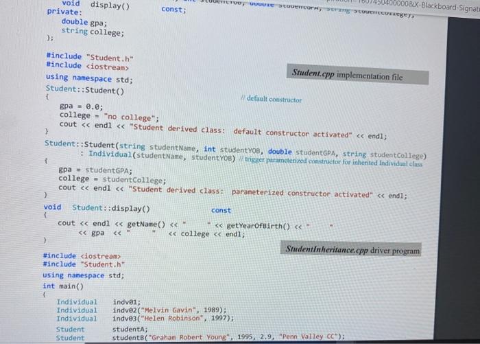Solved Create the StudentInheritance project. Click the | Chegg.com
