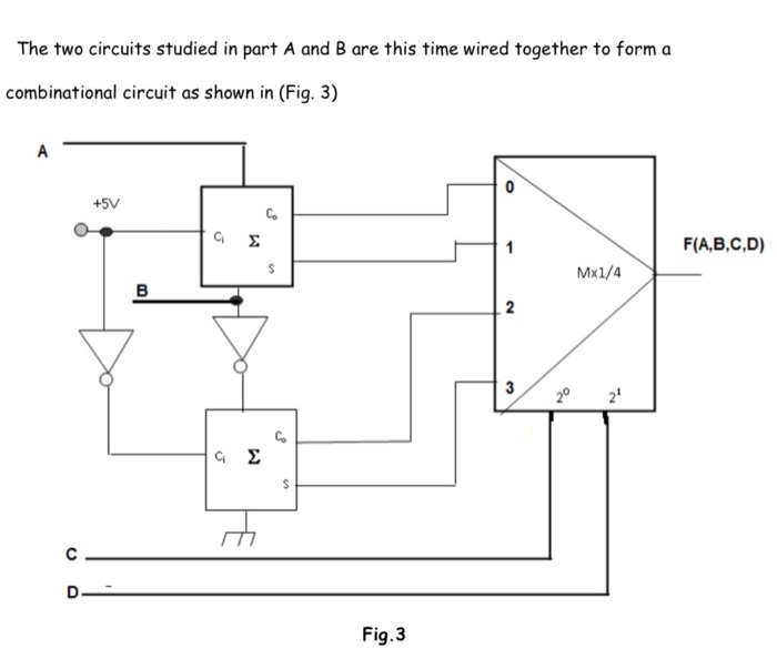 Solved The two circuits studied in part A and B are this | Chegg.com
