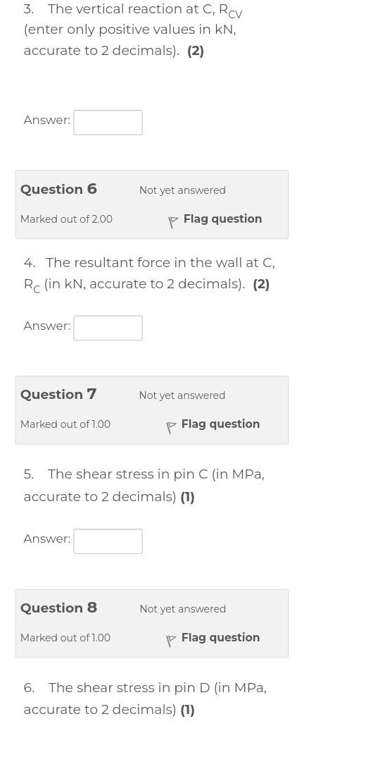Solved Question 3 Not yet answered Marked out of 1.00 Flag | Chegg.com