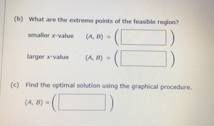 Solved Consider the following linear program. Max 1A + 2B | Chegg.com
